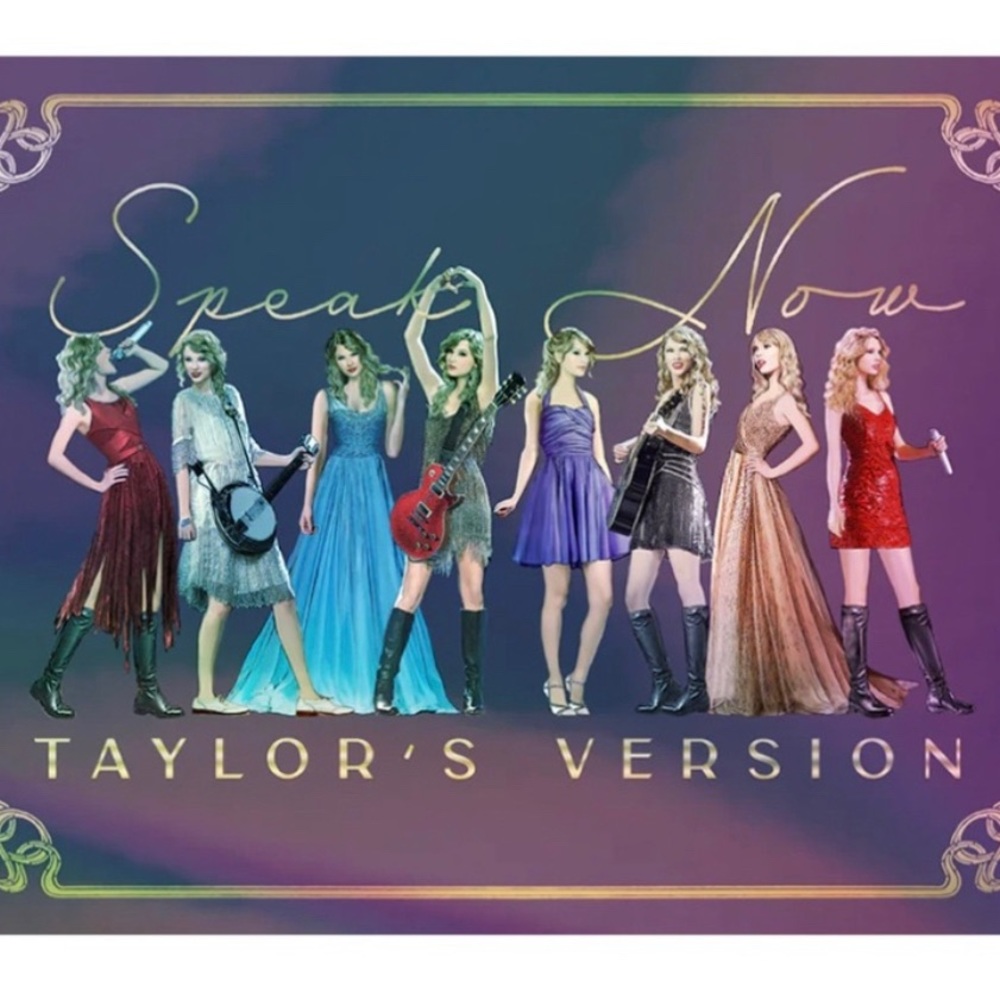 Taylor Swift Speak Now Taylor’s Version lithograph NEW
